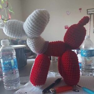 Crochet Balloon Dog Stuffy